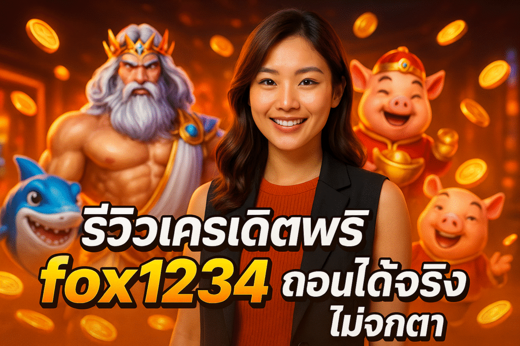 รีวิวเครดิตฟรี FOX1234 ถอนได้จริง ไม่จกตา