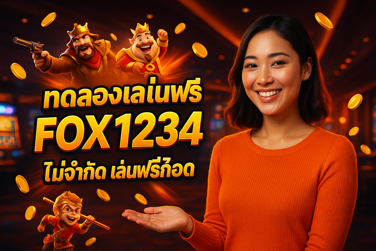 ทดลองเล่นฟรี FOX1234 ไม่จำกัด เล่นฟรีก่อนใคร