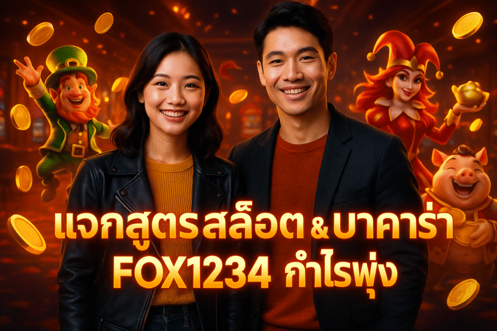 แจกสูตรสล็อต & บาคาร่า FOX1234 กำไรพุ่ง