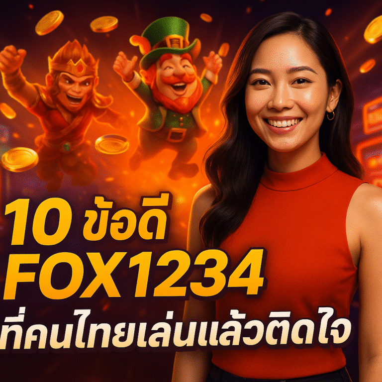 10 ข้อดี FOX1234 ที่คนไทยเล่นแล้วติดใจ